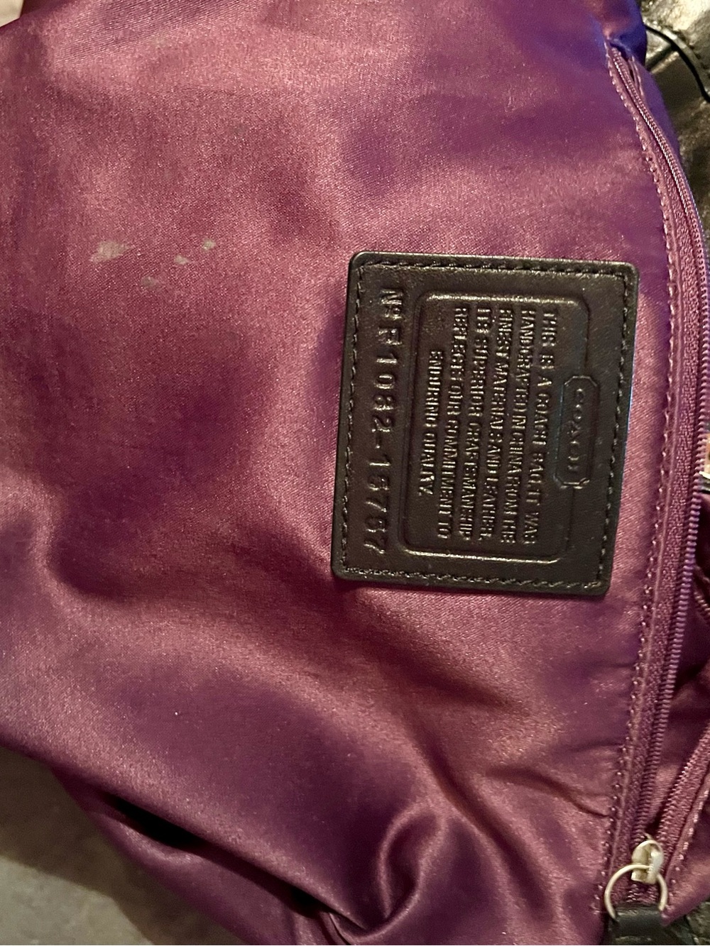 Coach Black Signature Jacquard Shoulder Bag with Silver Hardware - Picture 7 of 8